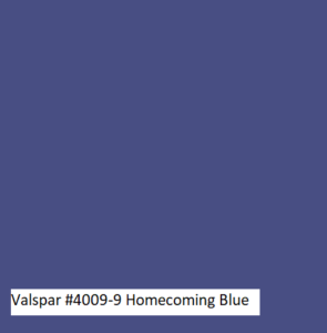 Valspar #4009-9 Honorable Blue